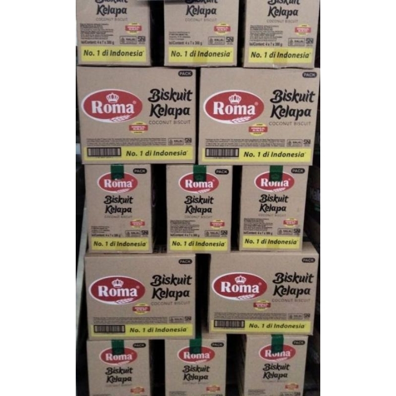 

ROMA BISKUIT KEPALA 1 DUS ISI 28 PCS ( 300 GR X 28) EXP NOV 2025