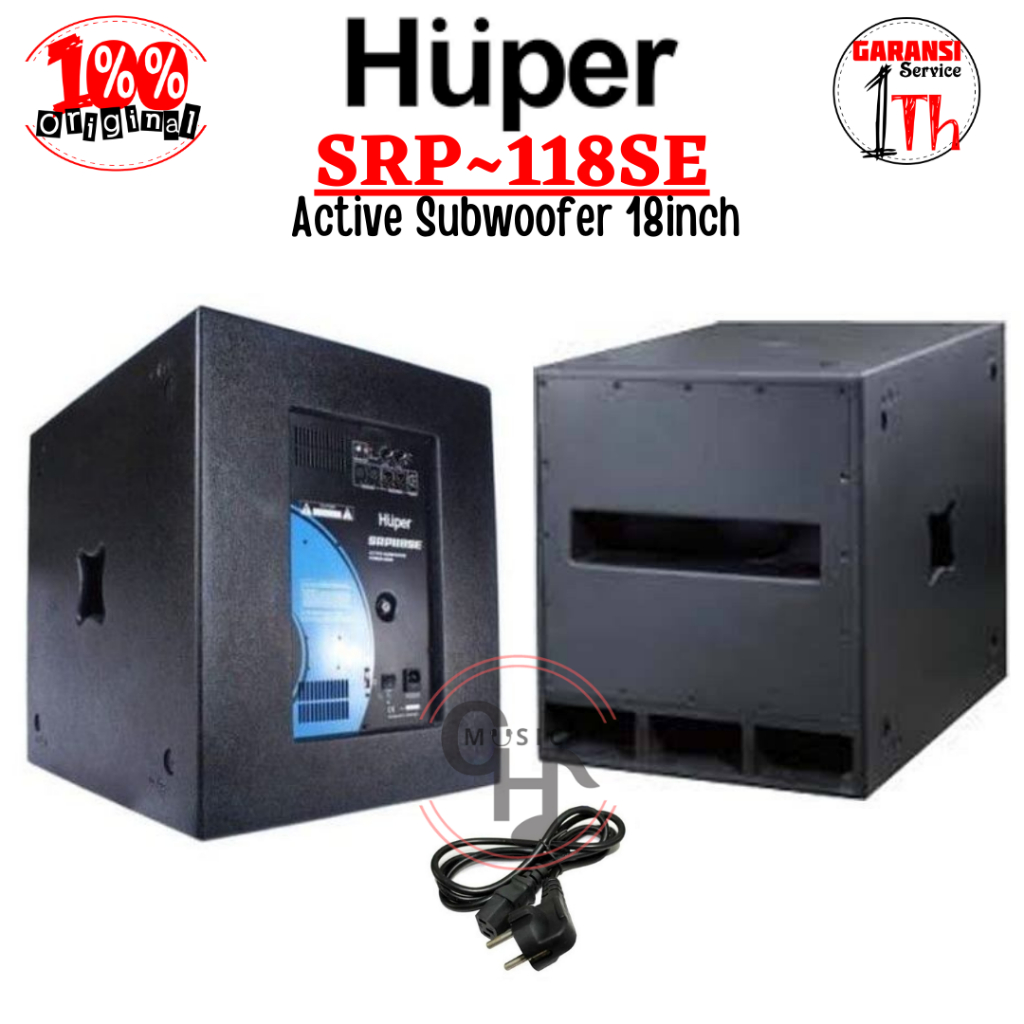 Huper SRP-118 SE Subwoofer Aktif 18 Inch Original Huper SRP118SE