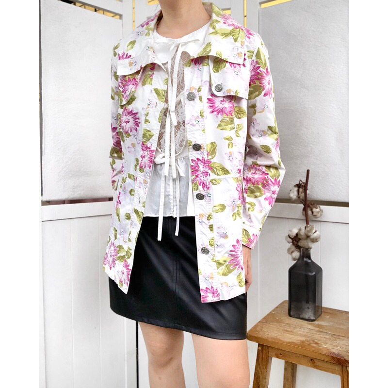Floral Jacket by United Colors of Benetton