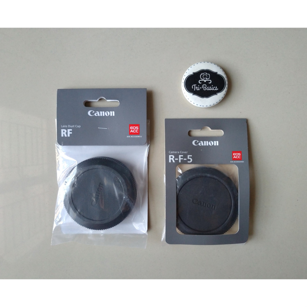 Body Cap Rear Lens Cap Canon RF Mount EOS R Tutup Lensa Belakang Tutup Body Kamera Ori Original