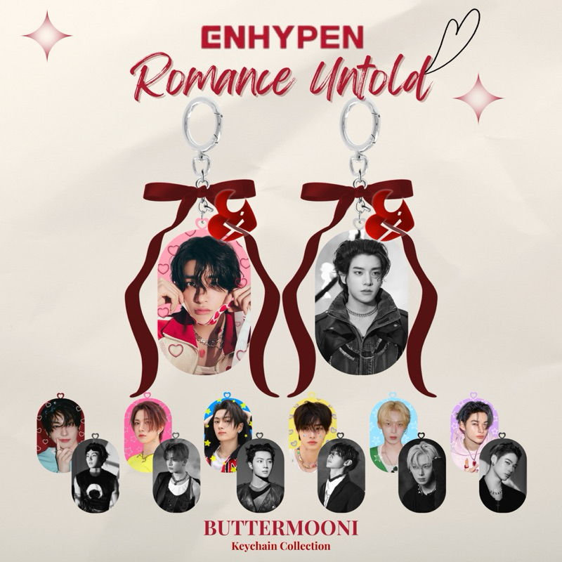 ENHYPEN R0mance Untold Keychain / Gantungan Kunci / Gantungan Tas / Bagcharm
