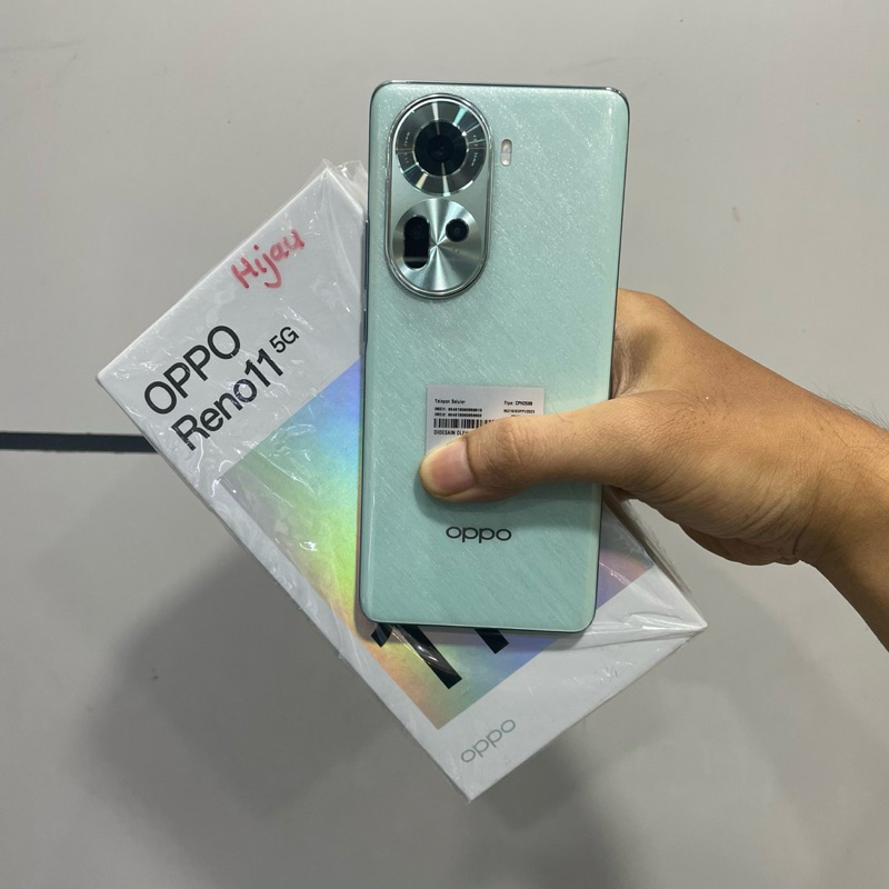 oppo reno 11 5G ram 8/256gb second bekas mulus fullset original resmi