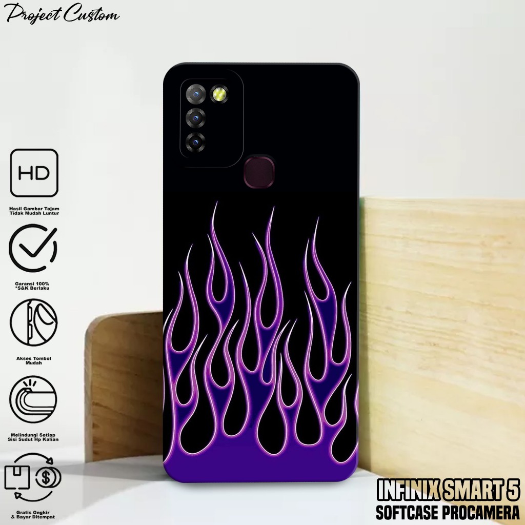 Case Infinix Smart 5 - Casing Infinix Smart 5 Terbaru [ FIRE ] Silikon Hp Infinix Smart 5 - Softcase