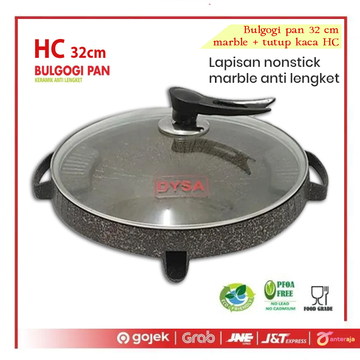 BULGOGI PAN HC BBQ Grill Korean Food Anti Lengket32 CM