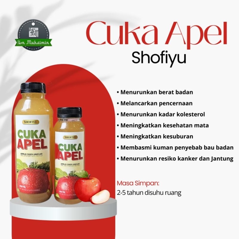 

Best apple - shofiyu cuka apel 100% original organik diet detox - apple cider vinegar