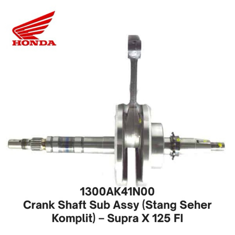 13000K41N00 Crank Shaft Sub Assy (Stang Seher Komplit) Honda Supra X 125 FI