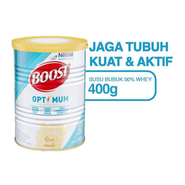 

Susu Boost optimum vanila 400 gr