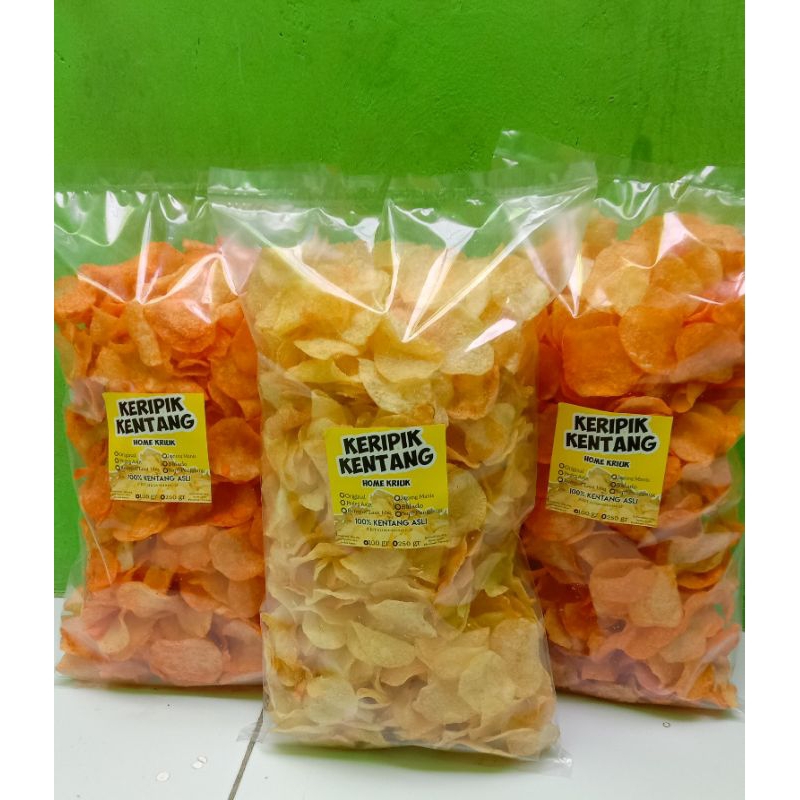 

Keripik Kentang Dieng asli produsen 100% kentang , 250 gr