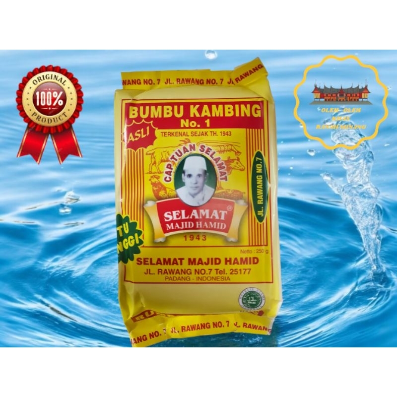 

BUMBU KAMBING ASLI PADANG 250 GRAM
