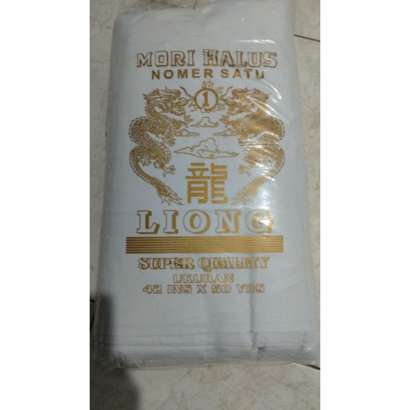 Kain Mori BS(Sambungan)/Kain Mori Cap Liong Grade A Panjang 50 Yard
