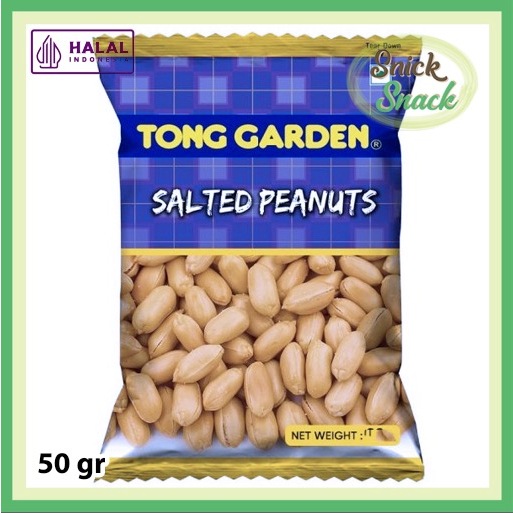 

Tong Garden Salted Peanuts 50 gr Kacang Tanah Asin Garing Gurih