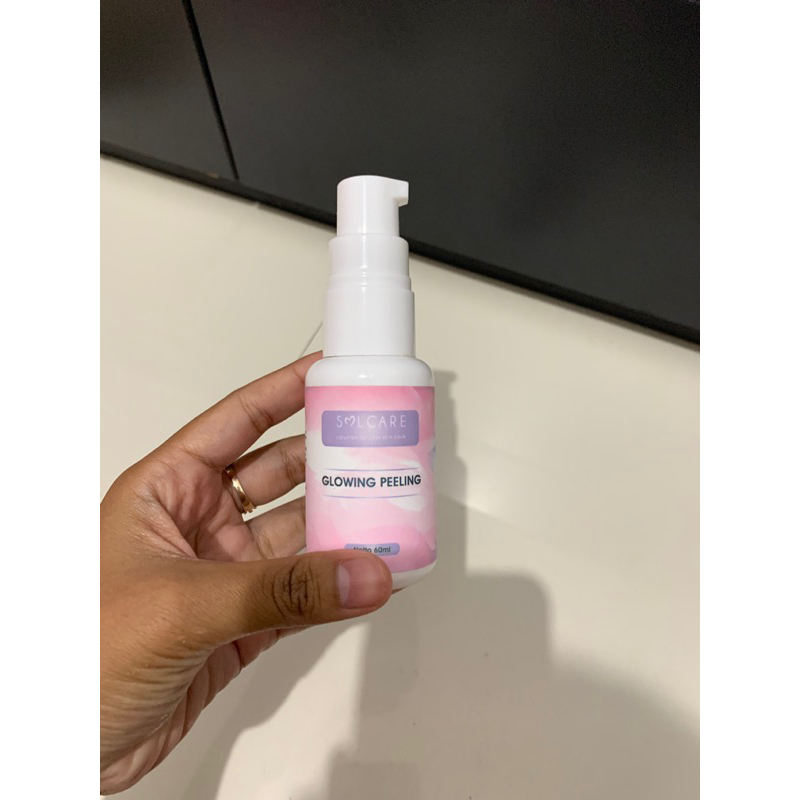 glowing peeling solcare
