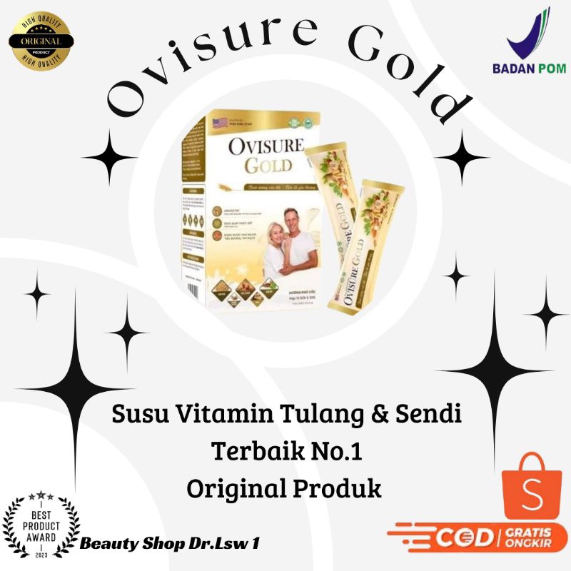 

OVISURE GOLD SUSU OBAT VITAMIN TULANG DAN SENDI SYARAF KEJEPIT KERAM ORIGINAL USA