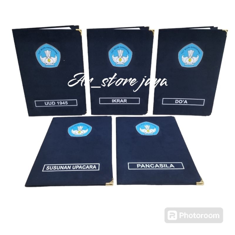 

map upacara map beludru ready stock