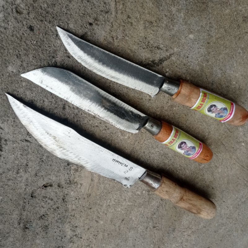 Set pisau dapur baja super-pisau baja siap pakai sepuhan-pisau daging sisik ikan-pisau ayam