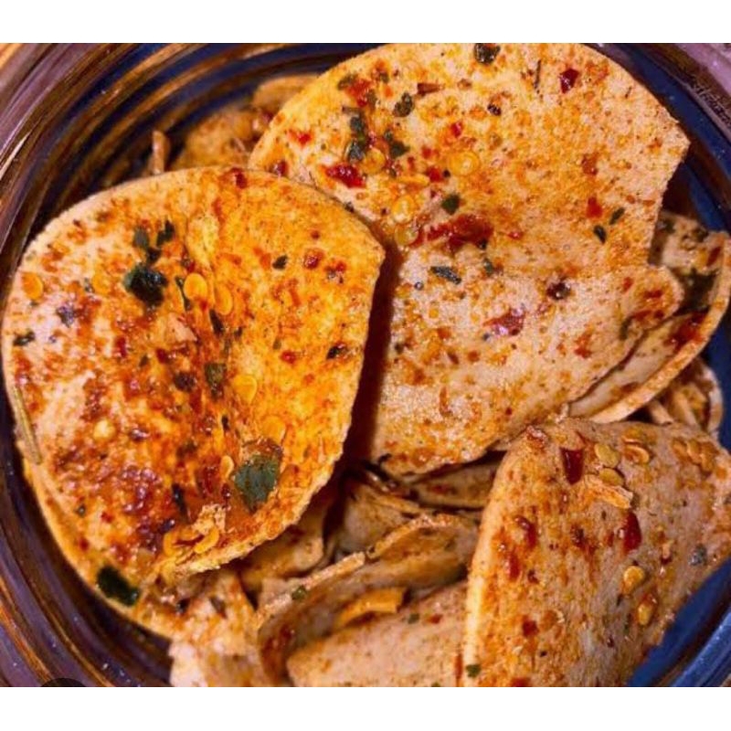 

Camilan Basreng Pedas Daun Jeruk 70 gram KRAUKS SNACK