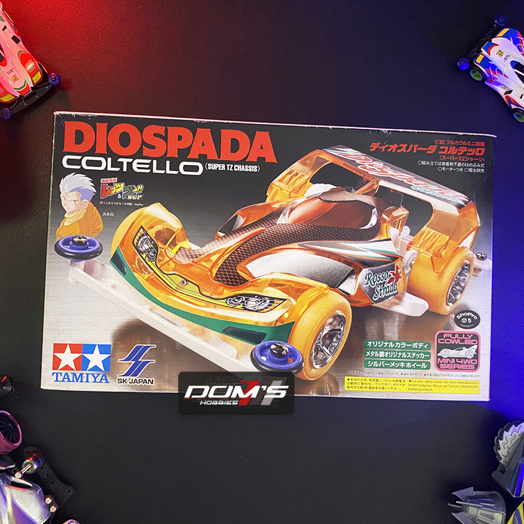 TAMIYA 92355 DIOSPADA COLTELLO BLACK SMOKE - SUPER TZ CHASSIS - FULLY COWLED SERIES