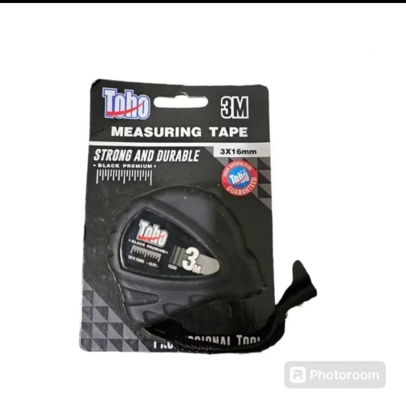 Alumagada Meteran TOHO Black Premium 3M/Meteran Tukang