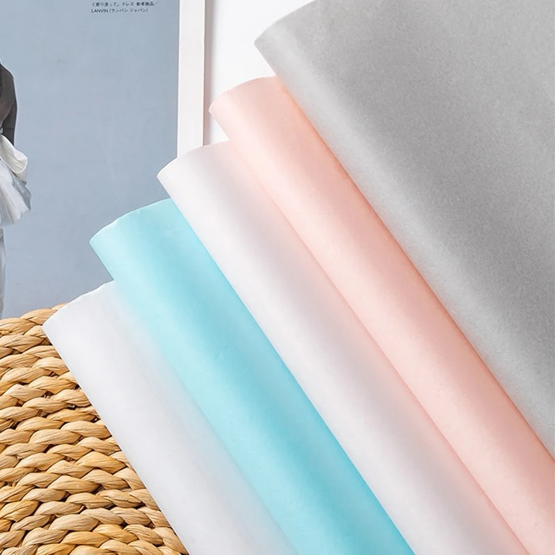 

BB (5 lembar) KERTAS TISU HALUS Cotton (kremes) TISSUE PAPER BUKET BUNGA , dekorasi kue , kado dll