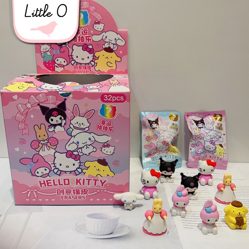 

PRODUK TREND PENGHAPUS SURPRISE SANRIO POKEMON Misteri Bag Karakter Penghapus lucu