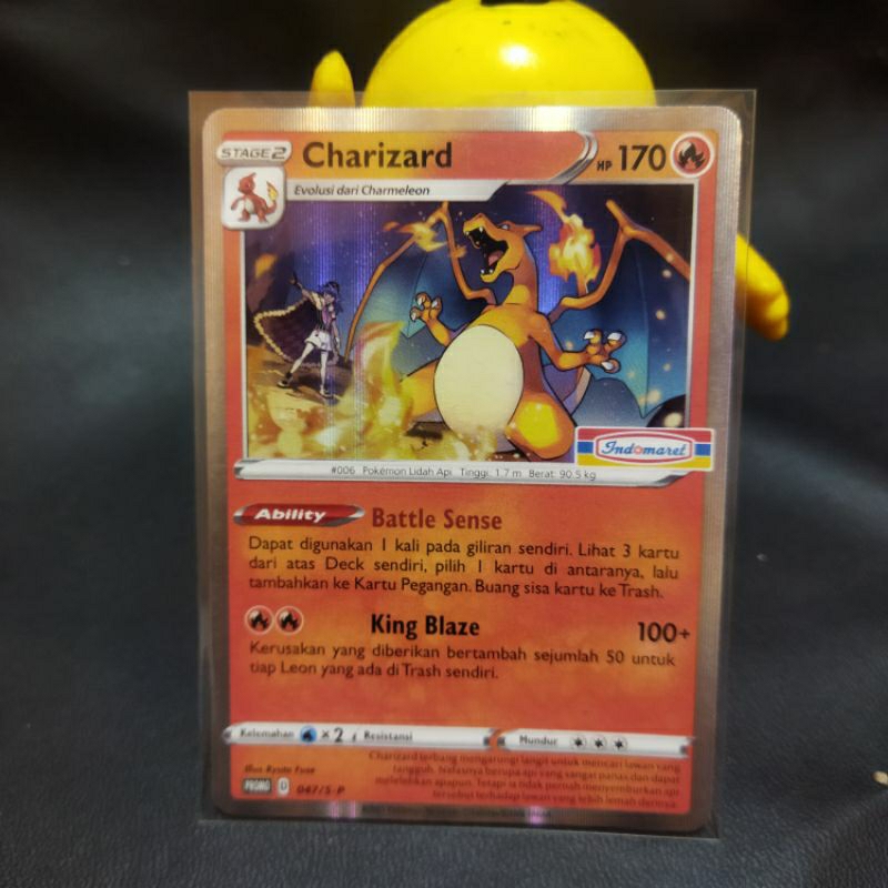 Charizard Promo Indomaret original Pokemon TCG Indonesia