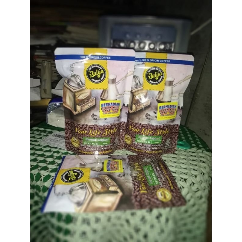 

Kopi Cap Balija Dampit / Gunung Kawi Robusta Malang paket 5-20 bungkus x 230gr