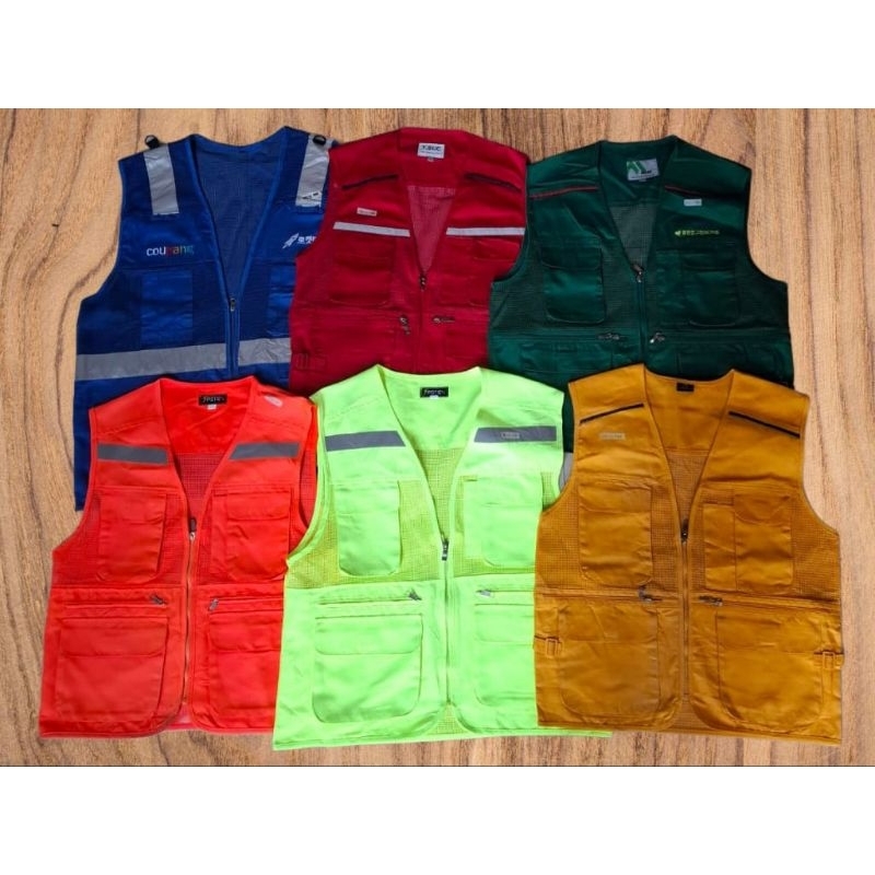 Vol. 2 Rompi Taktikal Jaring/vest tactical/utility vest/safety vest/fishing vest/journalist vest