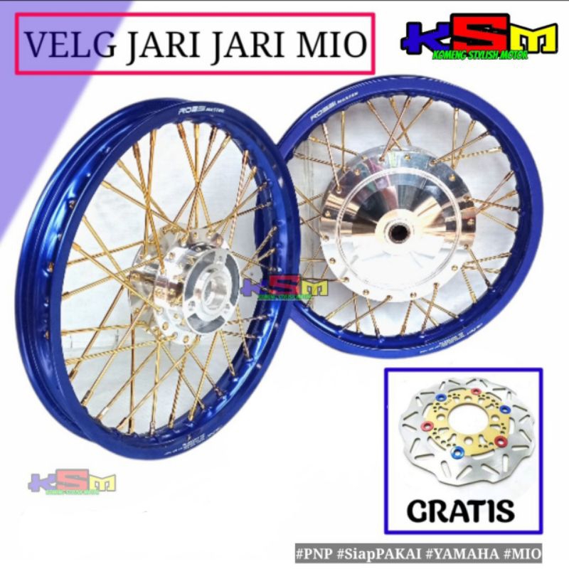 VELG VARIASI MIO M3 RING 14 SIAP PASANG
