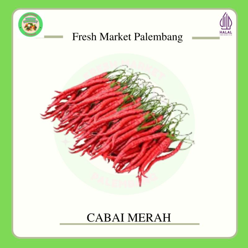 

Cabai cabe merah -Fresh Market Palembang-