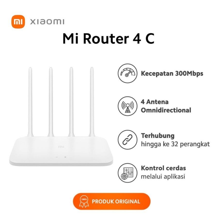 Xiaomi Mi 4C Router Wifi Wireless 4 antena
