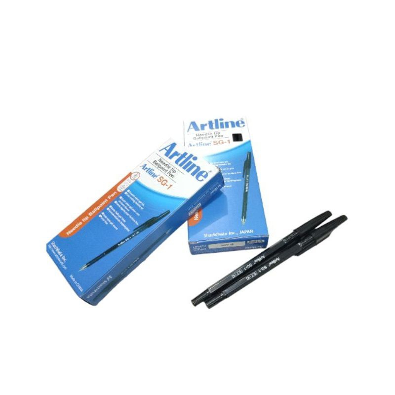 

Bolpoint Artline SG-1 0.7mm black(1pak isi 12)