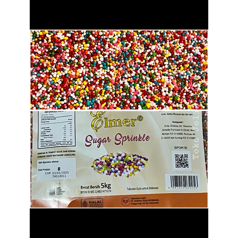 

(Exp:3Jan25) 50g spikel kiloan / spikel manik / sprinkle kue