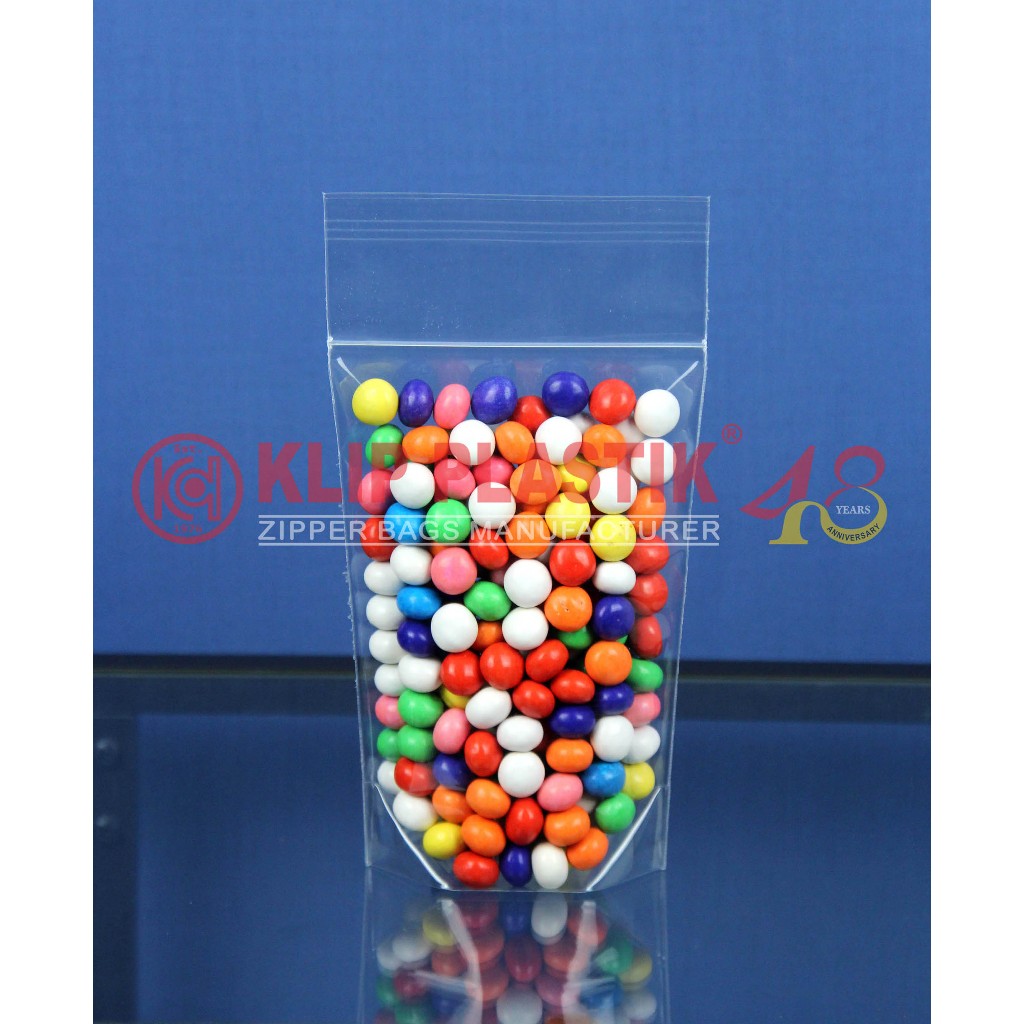 Plastik PP Klip / Standing Pouch / Seal Biasa 17.6 x 10 cm