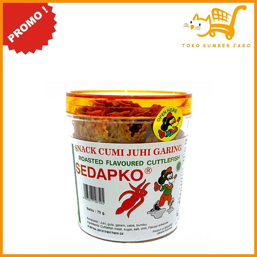 

Sedapko Juhi Garing Snack Cumi Garing 75gr