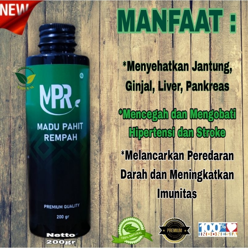 

MADU PAHIT PREMIUM MPR ORIGINAL 100% |MENINGKATKAN IMUNITAS DAN STAMINA