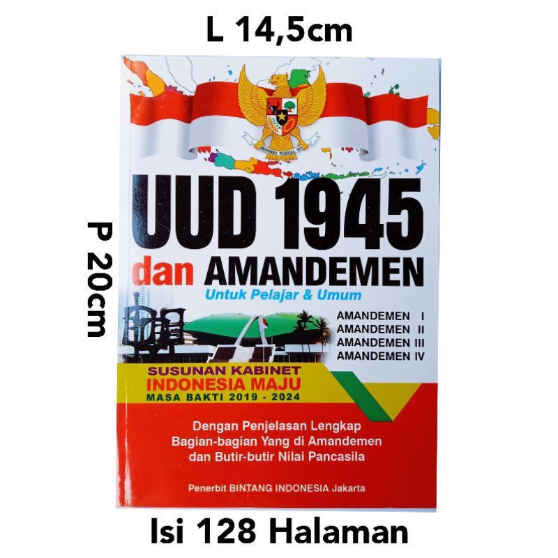 

Buku UUD 1945 dan Amandemen Ukuran A5