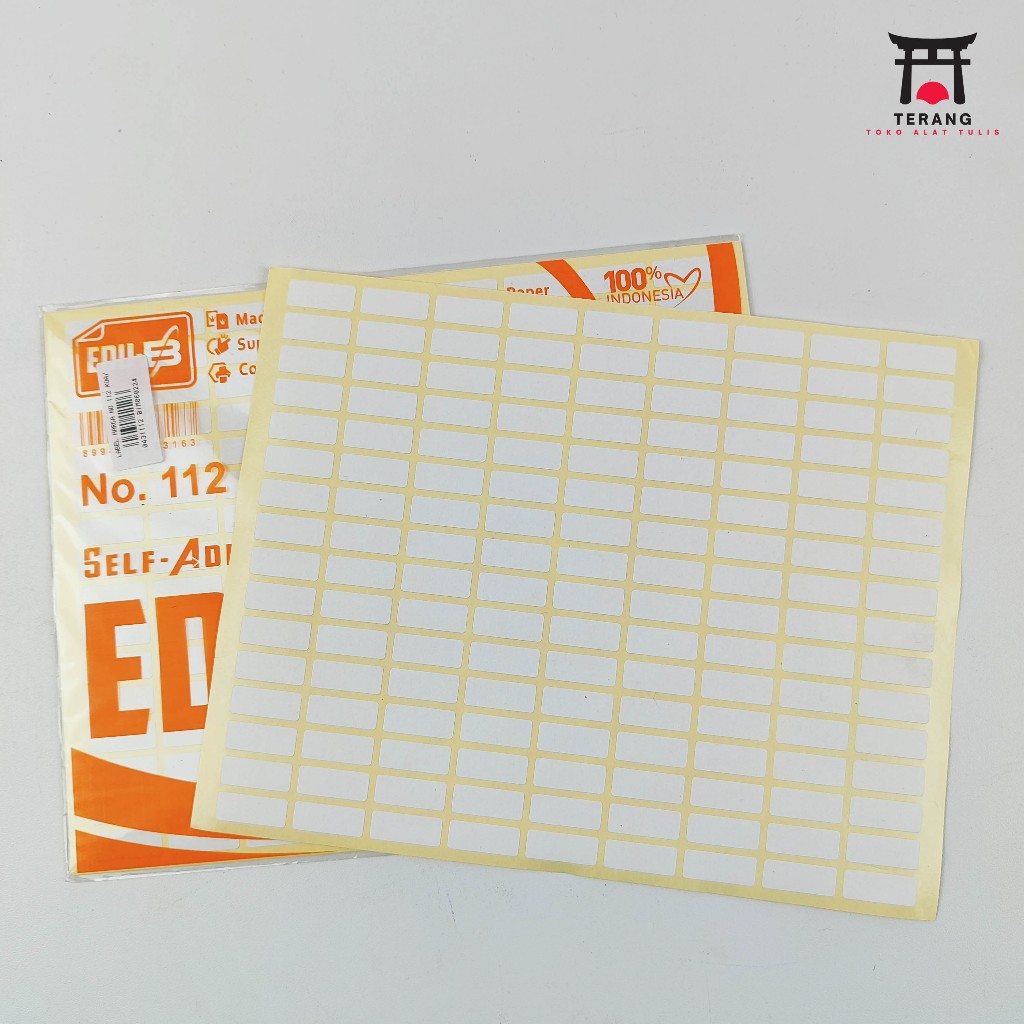 

1Pak Stiker Label harga Edu-b No 112 isi 10 Lembar Label undangan Tempelan harga