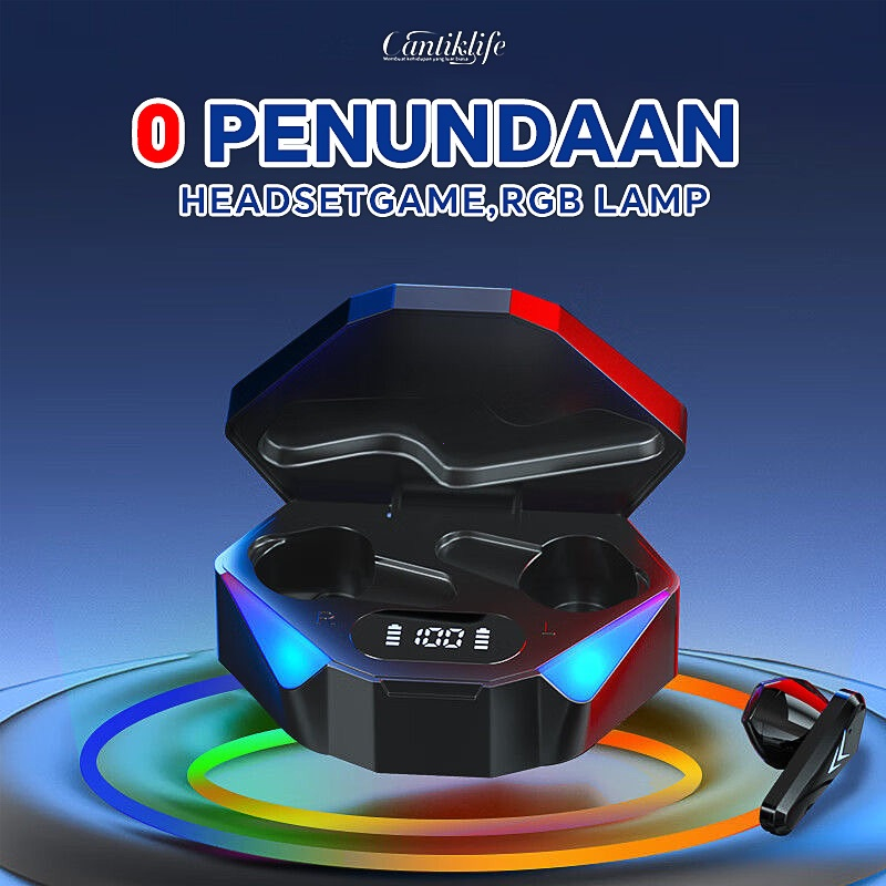 HILP 2025 Updated Version Gaming Earphone Bluetooth Tws X15 No Delay Low Latency Bluetooth