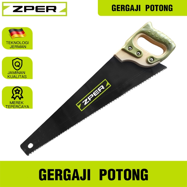 ZPER Gergaji Potong Kayu Gorok 18 Inch Paku Saw Hand Saw Heavy Duty Wood Saw ZP021 ZP022