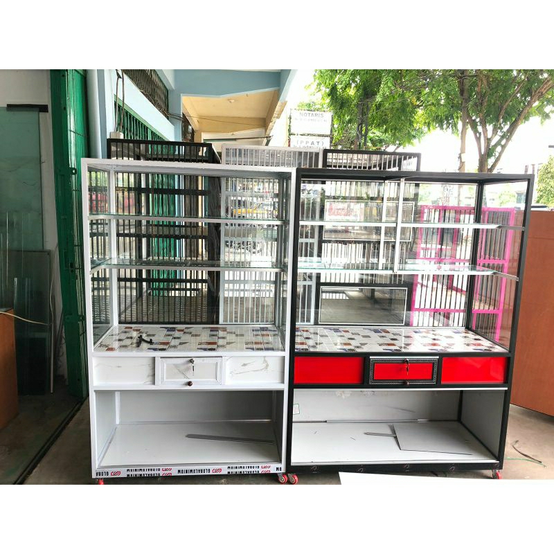 PEKANBARU ONLY - Etalase Steling Jualan