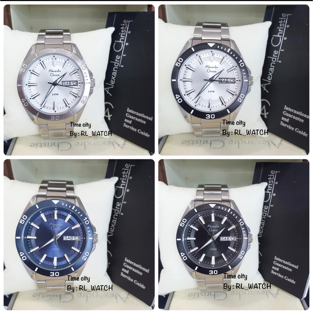 Jam Pria Alexandre Christie AC6512 / AC6512 Rantai