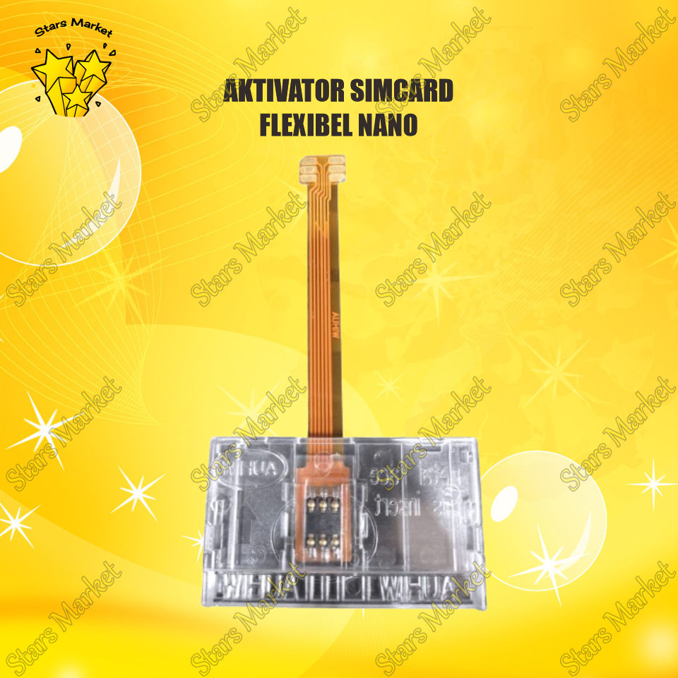 [ST-AC] Aktivator Nano Simcard WIHUA Activator Flexibel Simcard Kartu Chip Modem Aktivator Flexible 