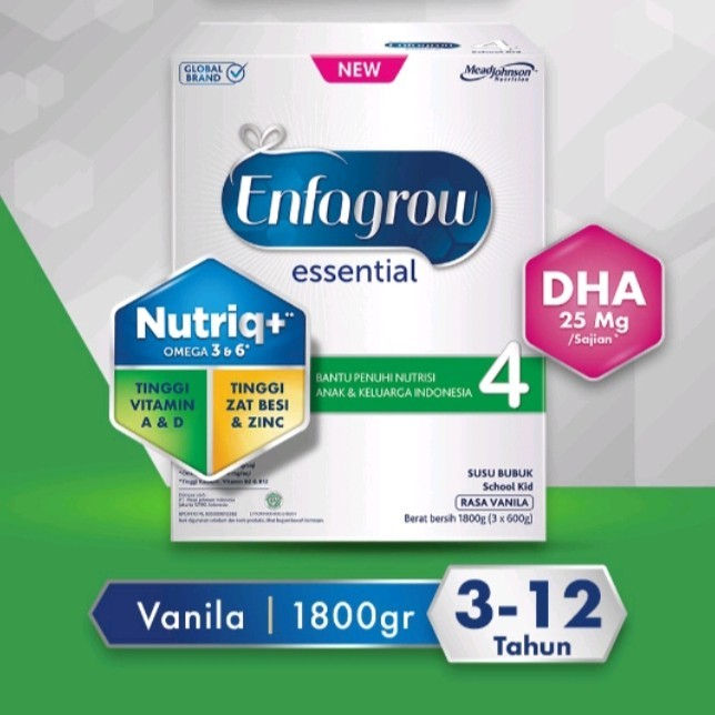 ENFAGROW ESSENTIAL 3 4 VANILA