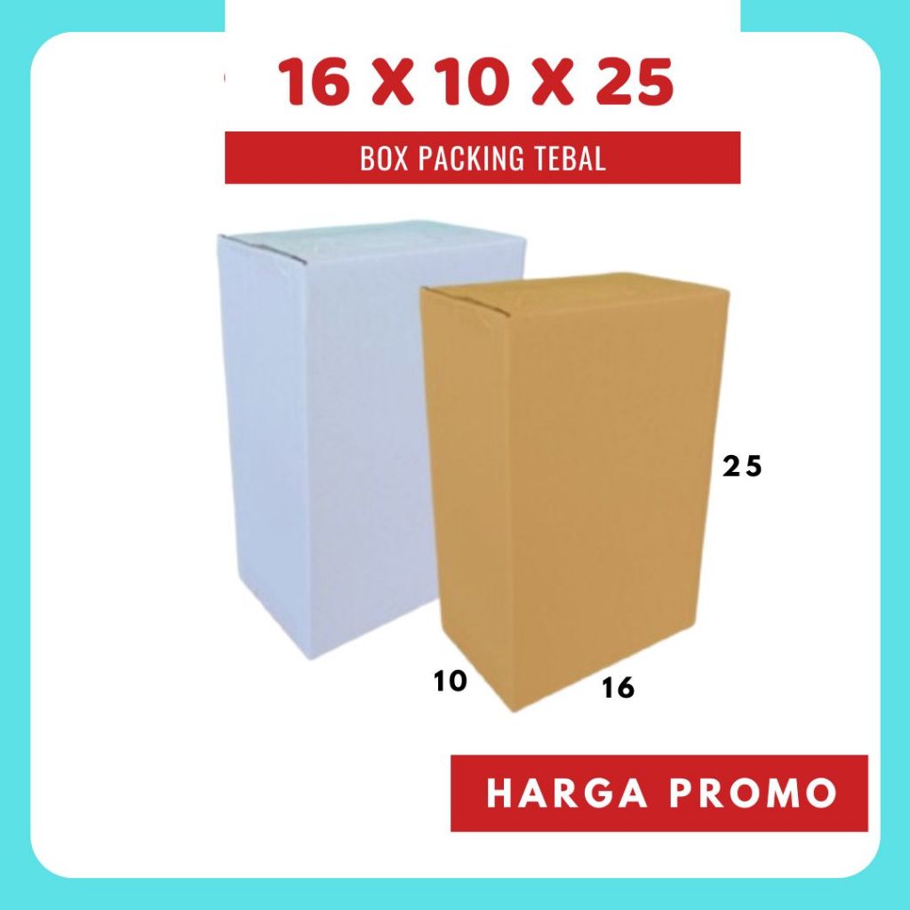 

Box Packing 16x10x25 Kardus A1 Olshop Karton Dus Kotak Kemasan Sparepart Assesoris