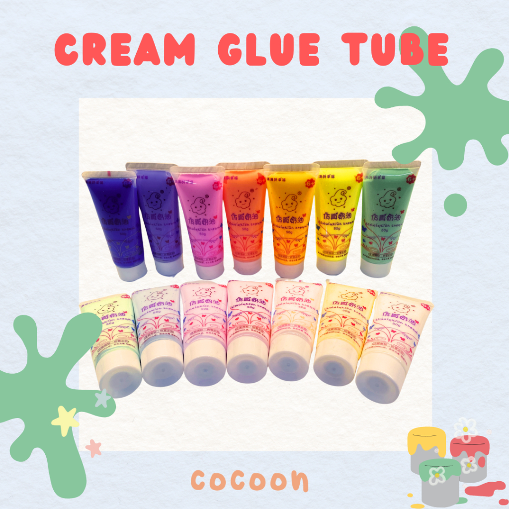 

[DECODEN CREAM]CREAM GLUE TUBE 50G.