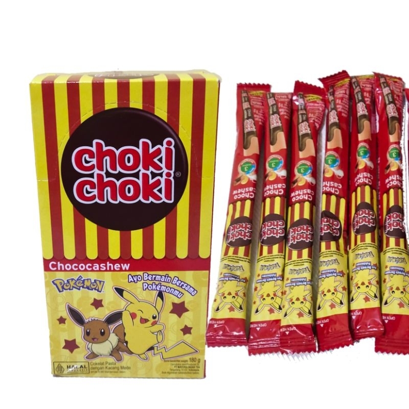 

CHOKI CHOKI CHOCOCASHEW PERBOX ISI 20 PCS 180g