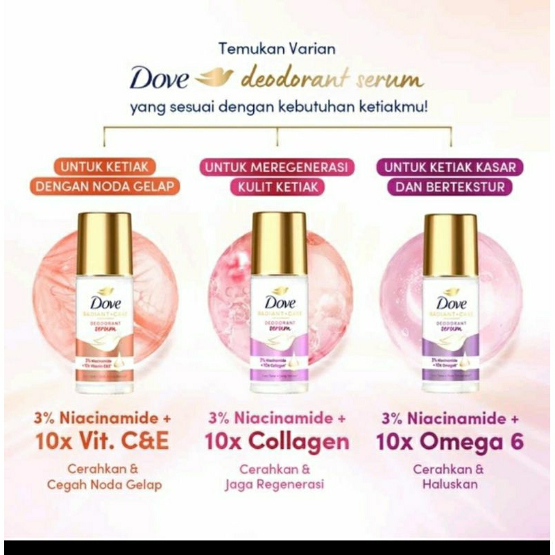 Dove Radiant Deodorant serum