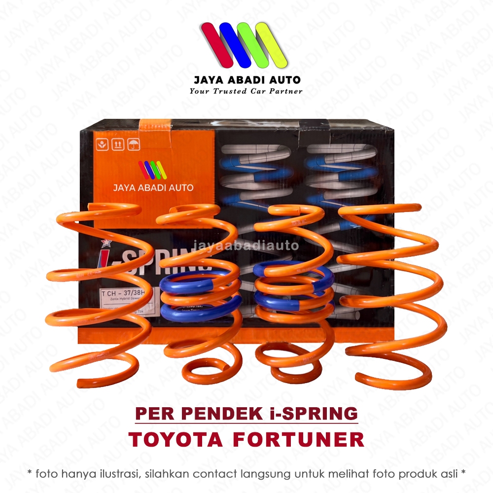 Lowering Kit / Coil Spring / Per Pendek iSpring - TOYOTA FORTUNER