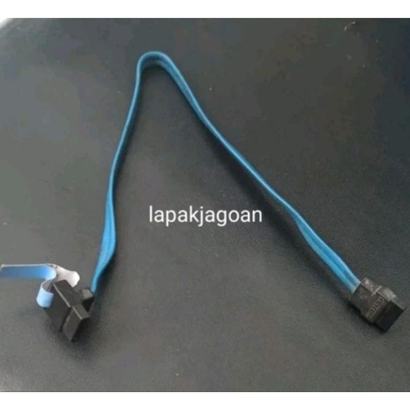 kabel data sata built up merk foxconn klip siku L shape jepit besi cable hardisk dvd - rw dvd room c