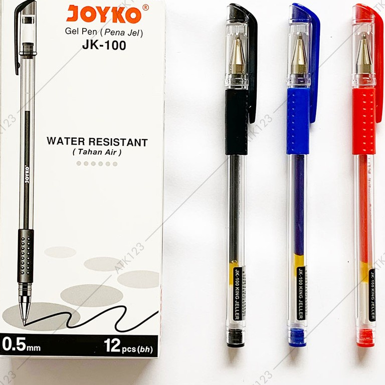 

Pen Bolpen Gel JK-100 Joyko ( 12 PCS )